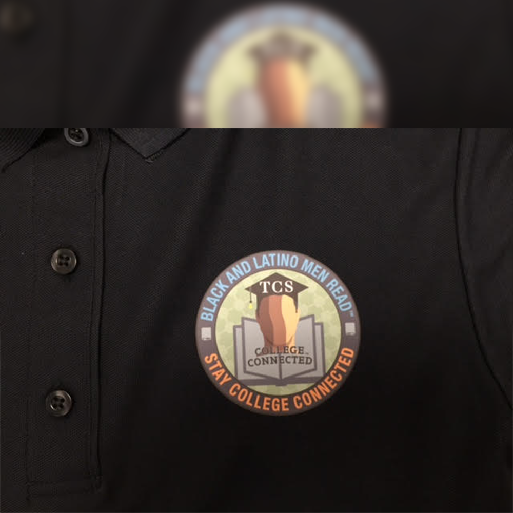 Black and Latino Men Read Polo Shirt
