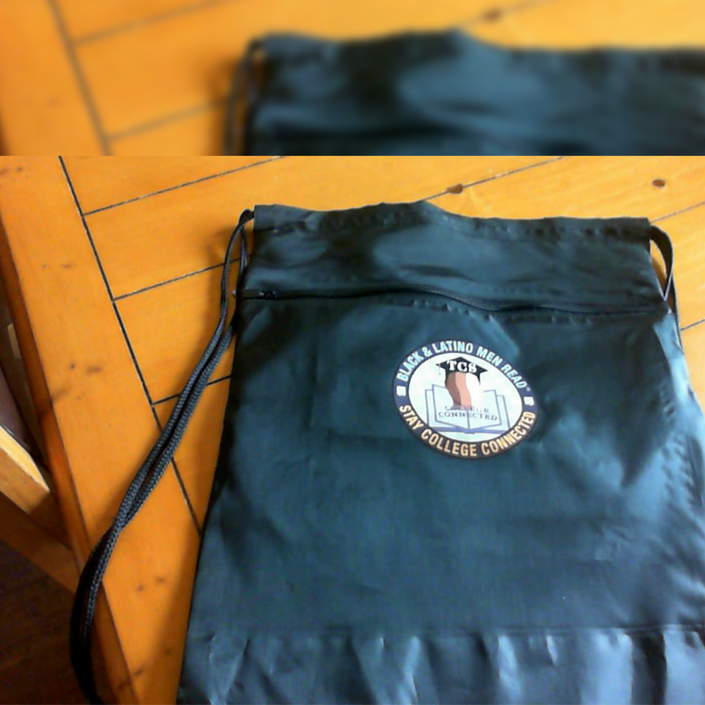 Black and Latino Men Read Cinch Bag