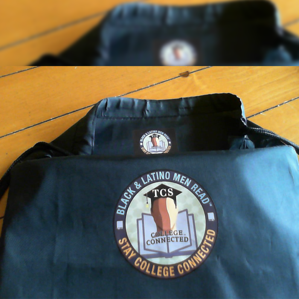 Black and Latino Men Read Cinch Bag